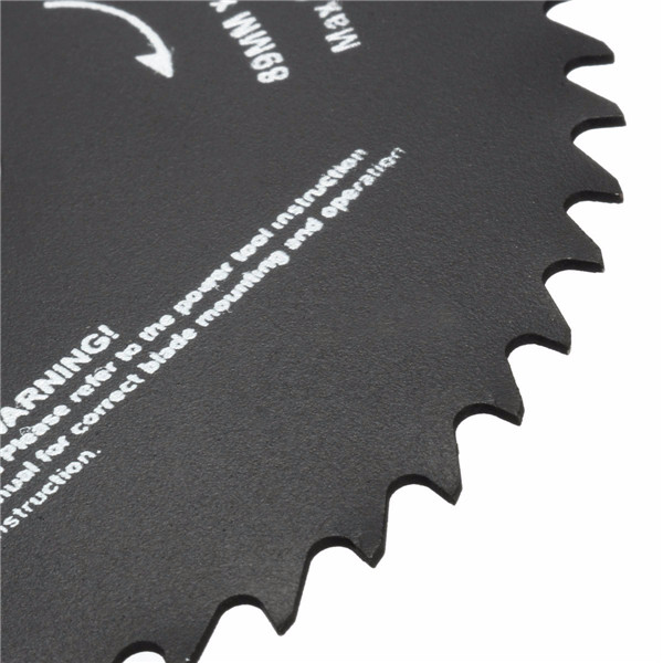 89mm 10mm Hole 44 Teeth HSS Circular Saw Blade Cutting Discs Wheel