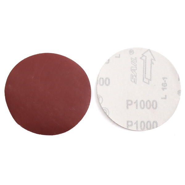 10pcs 4 Inch 1000 Grit Sandpaper with Backer Pad and Drill Adapter