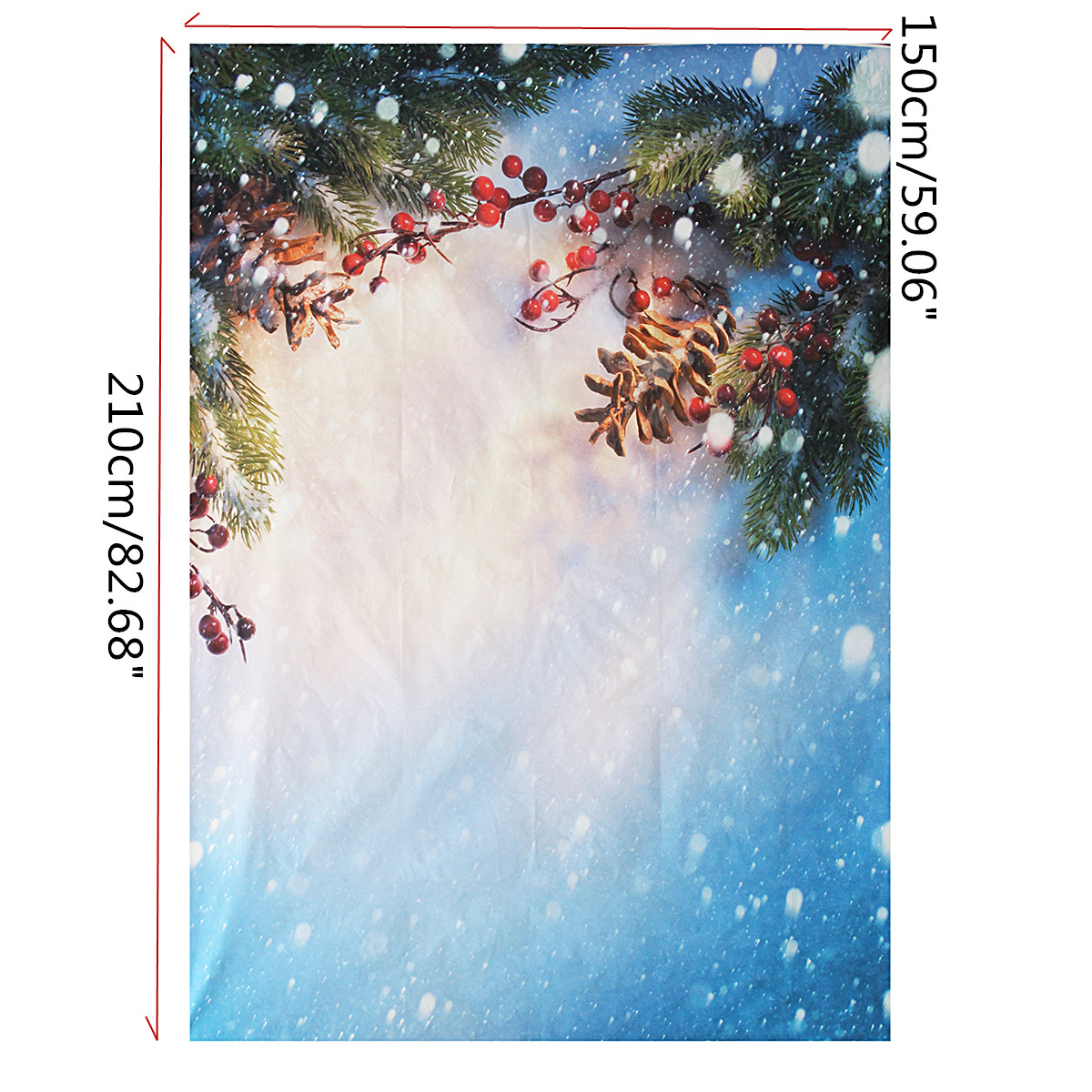 5x7ft Christmas background cloth