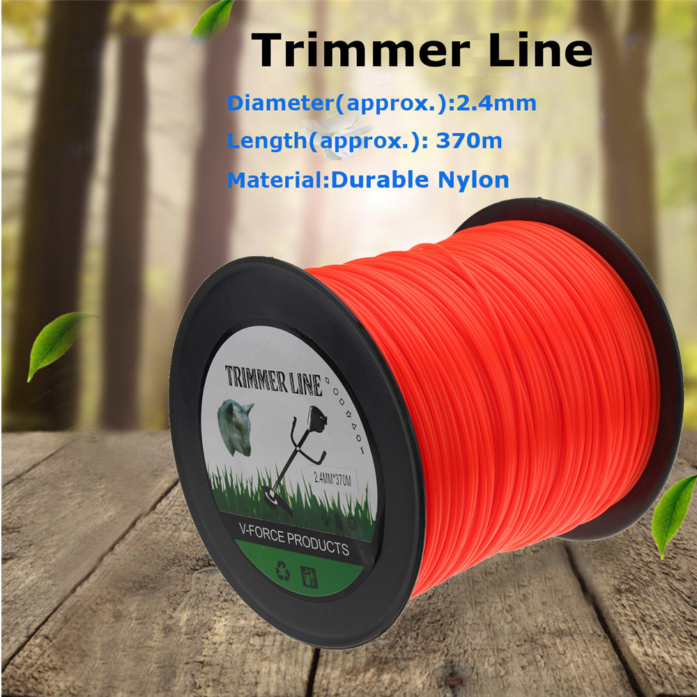 2.4mm x 370m Nylon Trimmer Line for Brushcutter lawnmower